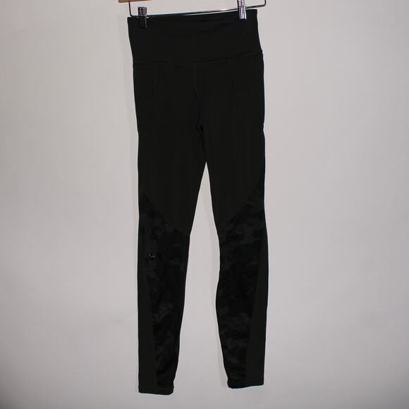 Underarmour Women's Army Green Compression Leggings With Camo Size XS - Picture 2 of 5